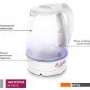 Электрочайники и термопоты Мастерица EK-1801G (белый)