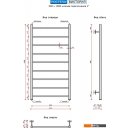 Полотенцесушители Ростела Виктория 500x1000/9 1 Полотенцесушители Ростела Виктория 500x1000/9 1