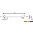 Аксессуары для ванной и туалета Ekko E3816-4
