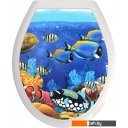 Сиденья и крышки для унитазов и биде Мультидом СП72-100 (море)