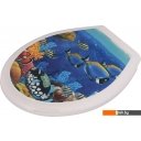 Сиденья и крышки для унитазов и биде Мультидом СП72-100 (море)