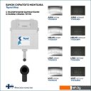 Инсталляции для унитазов, раковин, биде и писсуаров Teymi Aina T70012