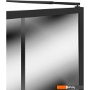 Шторки и карнизы для ванн и поддонов Teymi Helmi 90x200 T00301 (прозрачное стекло/черный матовый )