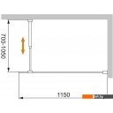 Душевые кабины Cezares Liberta-L-1-115-C-Cr