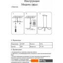Светильники, люстры, бра, споты Kinklight Далия 08041.20