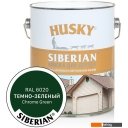 Краски и эмали Husky Siberian Акриловая для дерева 2.7 л (темно-зеленый RAL 6020)