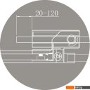 Душевые кабины Cezares SLIDER-B-1-100/110-BR-GM