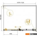 Душевые кабины Cezares STYLUS-SOFT-AH-1-110/80-C-Cr