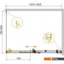 Душевые кабины Cezares STYLUS-SOFT-AH-1-160/80-C-Cr
