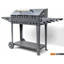 Мангалы, грили, барбекю Вулкан Гриль М XL 4 мм на колесах