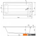 Ванны Cezares Plane Mini Solo 150х70