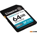 Карты памяти Kingston Canvas Go! Plus SDXC 64GB SDG4/64GB