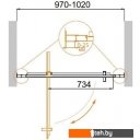 Душевые кабины Cezares Molveno-BA-1-100-C-Cr-IV