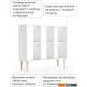 Полки, стеллажи, системы хранения MONOFIX Одос Горизонтальный 6 секций (белый)