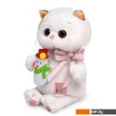 Мягкие игрушки BUDI BASA Collection Кошечка Ли-Ли Baby с игрушкой Снеговик LB-061 (20 см)