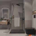 Душевые кабины Niagara NG-670-12ВLACK 120x195 (черный матовый/прозрачное стекло)