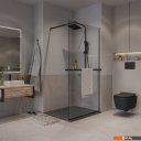 Душевые кабины Niagara NG-670-12ВLACK 120x195 (черный матовый/прозрачное стекло)