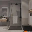 Душевые кабины Niagara NG-670-80ВLACK 80x195 (черный матовый/прозрачное стекло)