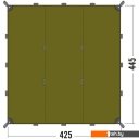 Шатры, тенты Tatonka Tarp 1 (светло-оливковый)