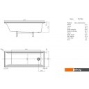 Ванны Aquatek Лайма 150x70 (белый)