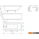 Ванны Aquatek Лугано 150x70
