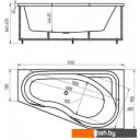 Ванны Aquatek Медея 170x95 (с экраном и каркасом, слив слева)