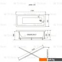 Ванны Triton Аура 170x70 Стандарт Flat (с гидромассажем)