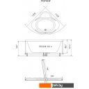 Ванны Triton Троя 150x150 Экстра Базовая Flat (с гидромассажем)