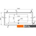Ванны Vitra Neon 180x80