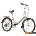 Велосипеды Novatrack Aurora 3.6 24 2024 24FAURORA6S.BL4 (светло-бирюзовый)