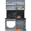 Готовые кухни Интерлиния Тренд 1.4Б (мята/мята/дуб бунратти)