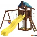 Детские спортивные комплексы и игровые площадки National Tree Company с качелями лодочка и качелями 3 в 1 IgroWoods ДП-5 Premium