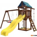 Детские спортивные комплексы и игровые площадки National Tree Company с качелями лодочка и гнездом Свиби IgroWoods ДП-8 Premium