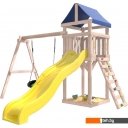 Детские спортивные комплексы и игровые площадки National Tree Company С качелями гнездо IgroWoods ДКНП-4 (не окрашен)