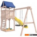 Детские спортивные комплексы и игровые площадки National Tree Company С качелями гнездо IgroWoods ДКНП-6 (не окрашен)