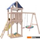 Детские спортивные комплексы и игровые площадки National Tree Company С качелями лодочка IgroWoods ДКНП-8 (не окрашен)