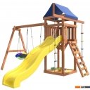 Детские спортивные комплексы и игровые площадки National Tree Company С качелями лодочка и гнездом Гексагон IgroWoods ДП-13