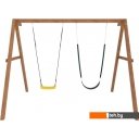 Детские спортивные комплексы и игровые площадки Красная звезда с гибкими качелями Р911-18