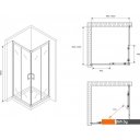 Душевые кабины Abber Schwarzer Diamant AG02100B5