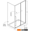 Душевые кабины Allen Brau Fantasy 2.0 140x80 325965 (черный матовый)