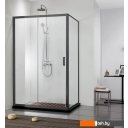 Душевые кабины Aquatek AQ ARI WA 10020BL 100x200 (черный/прозрачное стекло)