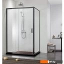 Душевые кабины Aquatek AQ ARI WA 08020BL 80x200 (черный/прозрачное стекло)