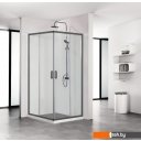 Душевые кабины Aquatek AQ ARI KV 09020BL 90x90 (черный/прозрачное стекло)