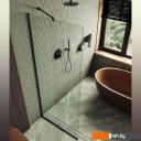 Душевые кабины MaybahGlass 195x109 MGD-677-6у (прозрачное стекло/черный)