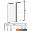 Душевые кабины Radomir 1100 1-63-1-0-0-1070 (прозрачное стекло)