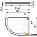 Душевые поддоны Radomir 120x90 1-11-0-1-0-010