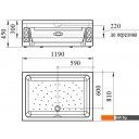 Душевые поддоны Radomir 119x81 1-11-0-2-0-013