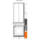 Душевые кабины Radomir 100 1-03-1-0-0-1190 (прозрачное стекло)