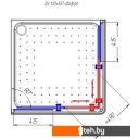 Душевые кабины Radomir 100 1-03-1-0-0-1191 (матовое стекло)