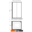 Душевые кабины Radomir 100x110 R 1-03-1-2-0-1231 (матовое стекло)
